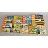 Eighteen aviation related model kits by FROG, which includes; Percival Proctor I v, Gloster Whittle,