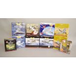 Ten boxed Corgi diecast aeroplanes including a model of Avro Vulcan B.