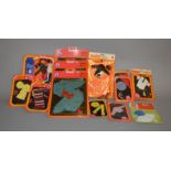 EX-SHOP STOCK: Twelve Flair Toys Mary Quant Daisy doll Clothing Accessory sets together with a