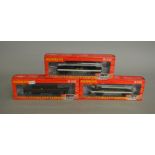 EX-SHOP STOCK: HO Gauge three boxed locomotives by Bachmann with DCC sound value on board;