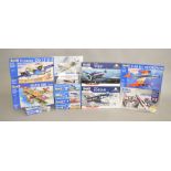 EX-SHOP STOCK: Thirteen Revell model kits all boxed VG, this includes; Dornier Do X 1:144 04066,