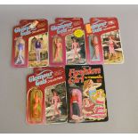 EX-SHOP STOCK: Four Glamour Gals dolls by Kenner which includes Jessie 50180,