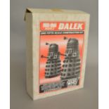 A very scarce Sevans Vacform Dr Who Dalek model construction kit in one fifth scale,