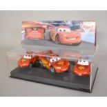 A limited edition 'Lightning McQueen with Mia and Tia' diecast model set,