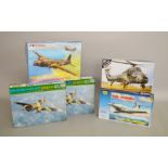 EX-SHOP STOCK: Five plastic model kits,