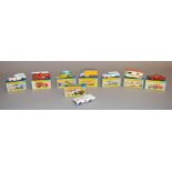 Eight Matchbox Superfast diecast models; 3 - Mercedes Benz Binz Ambulance, 35, 38, 47,