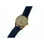 EBEL - A Triple Date Moonphase Calendar wristawatch, circa 1950's, with moonphase,