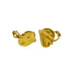 A pair of earrings which are believed to be Roman,