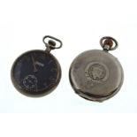 A silver top-wind full hunter pocket watch, H/M Birmingham 1892,