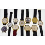 11 working mechanical wristwatches.