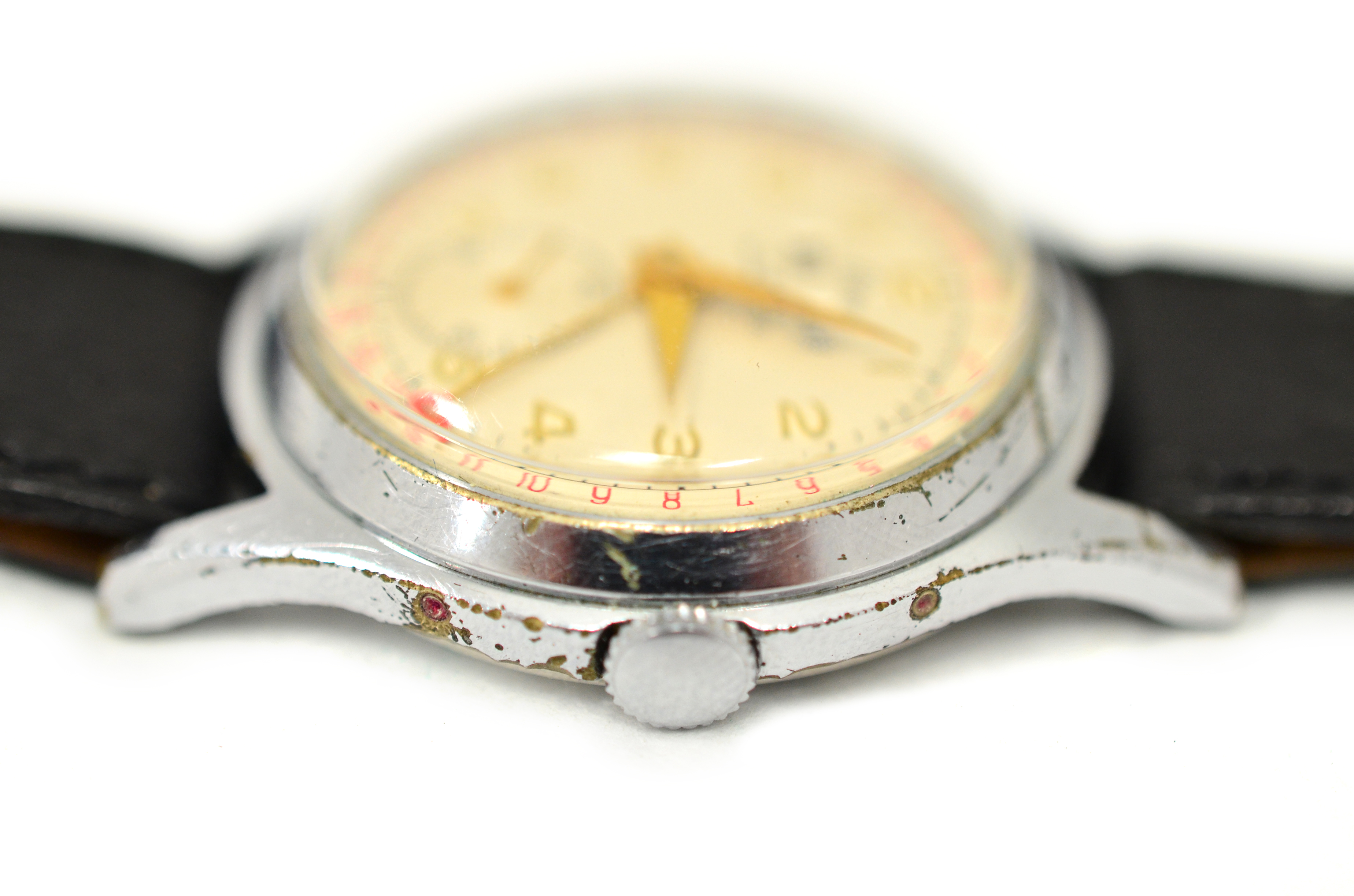 Eleven working mechanical wristwatches to include a 1950's Elco calendar with working appetures - Image 3 of 5