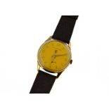 Girard-Perragaux 'Ferrari' mechanical gents gold plated wristwatch,