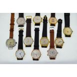 11 working mechanical wristwatches.