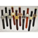 A boxed quantity of 10 working automatic wristwatches.