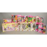 20 Barbie dolls by Mattel, which includes; Skipper T-Shirt, Locket Surprise Alexia,