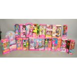 21 Barbie dolls which includes; Winter Holiday set, Happy Meal Todd, Florida Midge,