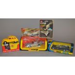 3 boxed Corgi Toys Film and TV related diecast models including 267 'Rocket Firing' Batmobile with