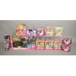 14 Barbie dolls by Mattel, which includes; Potty Training Kelly, Splash and Color Steven etc,