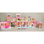 11 Steffi Love doll sets by Simba which includes, Evi's Pony, Evi's Doll Walk,