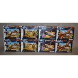 8 Hasbro Star Wars The Phantom Menace Attack Vehicles, all boxed (8).