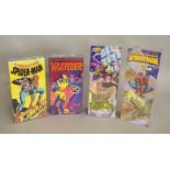 Ex Shop stock - 4 boxed model kits, which includes; Wolverine, Green Goblin,
