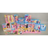 A mixed lot of dolls and accessories which includes; The Heart Family by Mattel, Sailor Moon,