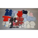 A good selection of vintage unbranded Dolls Clothing/Outfits for dolls of various sizes including