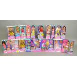 19 boxed Sindy dolls by Hasbro which includes; Pretty Picnic, Princess Mermaid, Smash Hits,