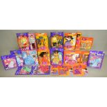 A mixed lot of Disney dolls and clothing / accessory packs by Mattel,