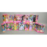 24 Barbie dolls by Mattel, which includes; Cinderella Barbie, Florida Christie,