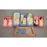 EX-SHOP STOCK: Seven House of Nisbett dolls including 3 by Royal Doulton, all boxed.