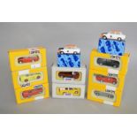 10 boxed modern Lion Car diecast models, including six containing various saloon,