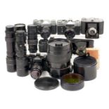 Zenith & Other Collectors Cameras & Lenses. To include Zenit 11 with CZJ 135mm f3.