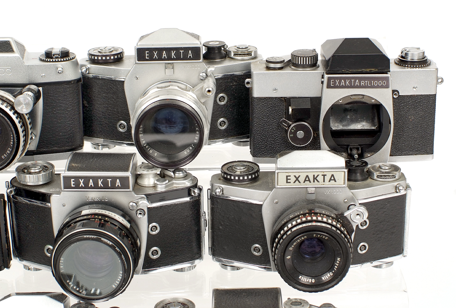 Collection of 14 Exakta Cameras, Most with Lenses. To include Varex, RTL1000, VX500 etc. - Image 2 of 3