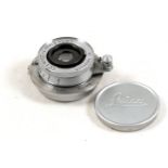 Leitz Elmar 3.5cm f3.5 Screw Mount Lens. (condition 5F) with caps.