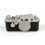 Chrome Leica IIIf Red Dial Body with Delayed Action. #692724. (condition 5F).