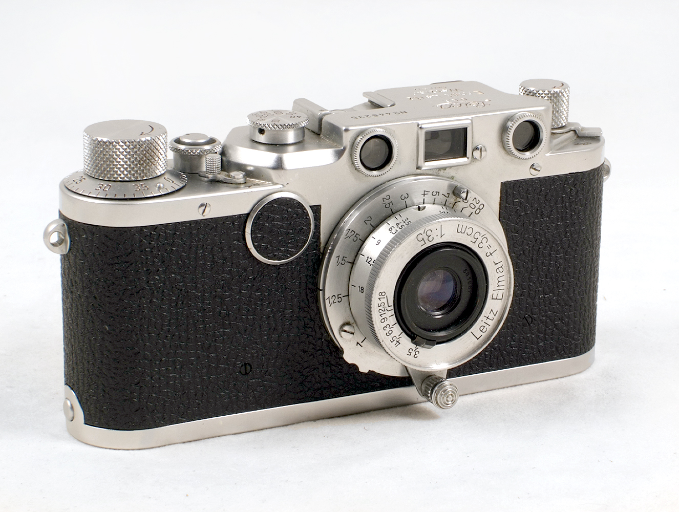 Chrome Leica IIc Body #448235. - Image 2 of 3