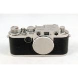 Chrome Leica IIf Body #787925. Small bright marks to top plate. (condition 5F).