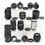 Soviet Jupiter M42 & Other Lenses.