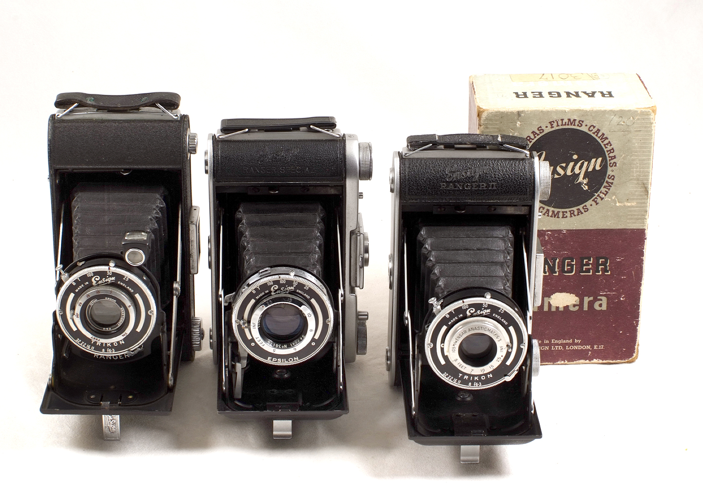 6 Ensign Ranger Roll Film Cameras. - Image 2 of 2