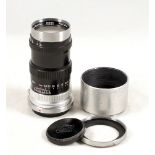 Black & Chrome Nikkor 13.5cm f3.5 Contax/Nikon Rangefinder Fit Lens. #276716 (condition 4F).