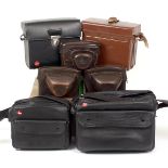 Leica Shoulder, Outfit & Cameras Cases. (all condition 4 to 5/6).