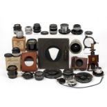 Quantity of Vintage Shutters, plus Taylor Hobson & Other Lenses.