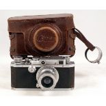 Early MIOJ Canon S-II Rangefinder Camera. #22860. Marked "Canon Camera Company LTD.