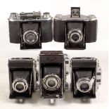 5 Ensign Rangefinder & Other Roll Film Cameras.