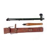 WWI Officers Extending Trench Periscope. With detachable handle and in original case.