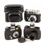 Three Robot Star Cameras & Lenses. Comprising Robot Star 50 with Primotar 30cm f3.