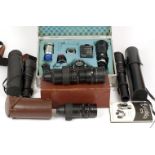 Extensive Exakta Varex IIa Camera & Lens Outfit. Comprising camera with Domplan 50mm f2.