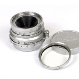 Leitz Summaron 3.5cm f3.5 Leica Screw Fit Lens. #1519523. With Uva filter And caps. (condition 5F).