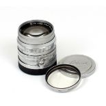 Leitz Summarit 5cm f1.5 Screw Mount Lens. #1472994. (condition 5F) with caps & UVa filter.
